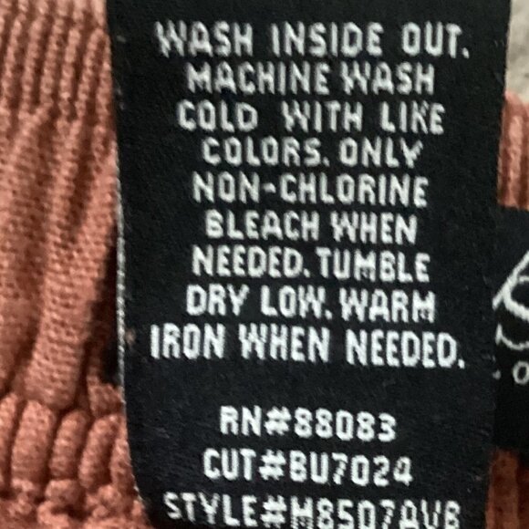 SoundStyle Linen Rayon Shorts Plus Sz 2X Rust Brown 95K - Picture 5 of 5